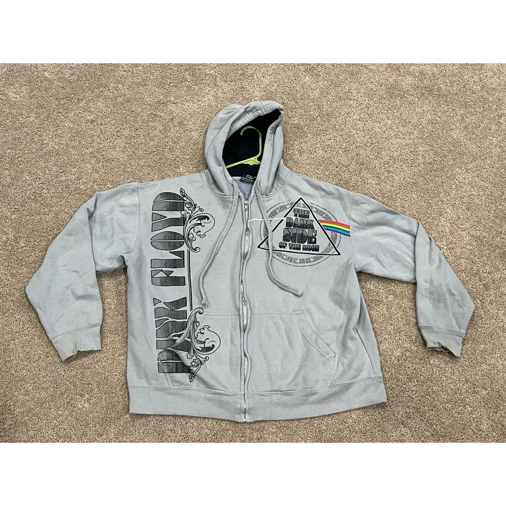 Pink Floyd 2009 Full Zip Hoodie Sweatshirt Large Ant Hill Rockware